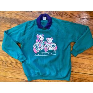 Vintage Gopher 90s Collard USA Sweater Sweatshirt Graphic Grandma Bears Adult XL